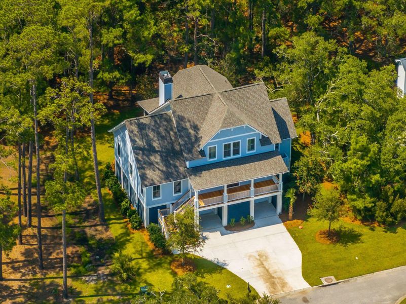 Front exterior of a new home in , Johns Island, SC, highlighting curb appeal (Image 34). Front exterior of a new home in , Johns Island, SC, highlighting curb appeal (Image 34).