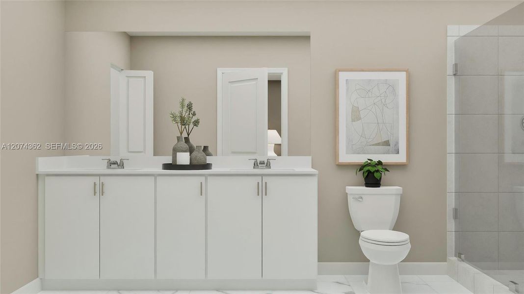 Furnished interior view inside a new home in Solterra, Sunrise (Image 7).