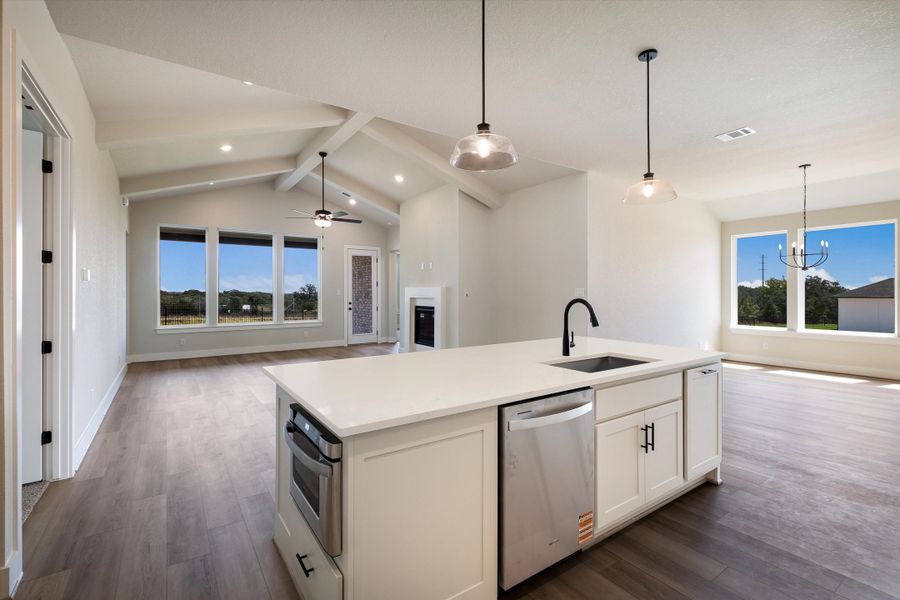 Furnished interior view inside a new home in Esperanza, Boerne (Image 8).