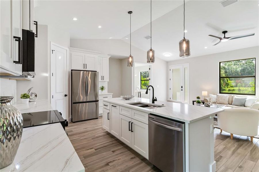 Furnished interior view inside a new home in , North Port (Image 4).