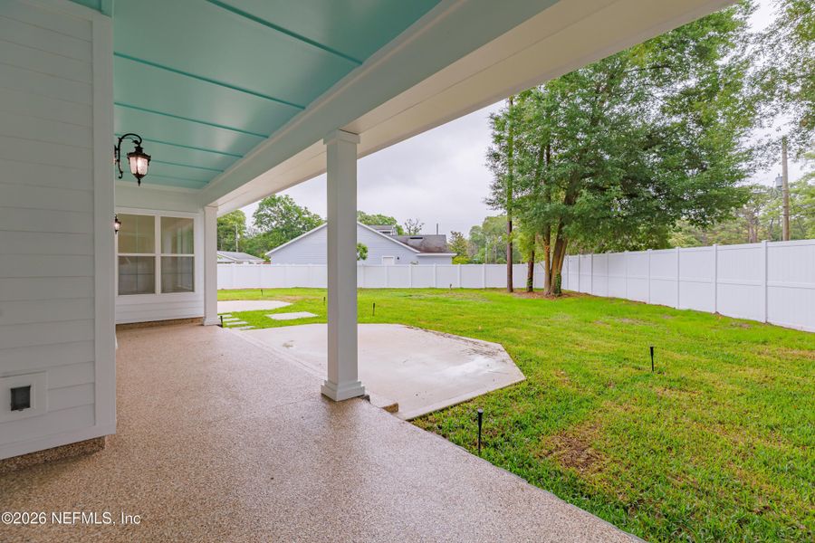 Exterior details and patio area of a home in , Jacksonville (Image 34).