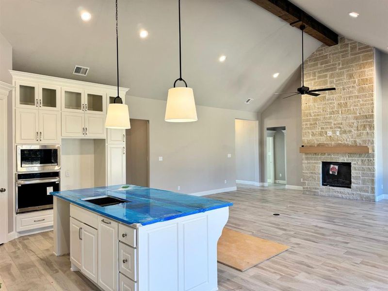 Furnished interior view inside a new home in , Azle (Image 2). Furnished interior view inside a new home in , Azle (Image 2).