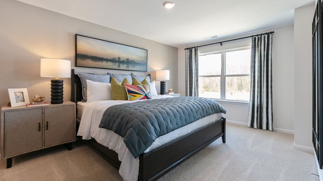 Furnished interior view inside a new home in The Townes at Ridgewood Farms, Winterville (Image 16).