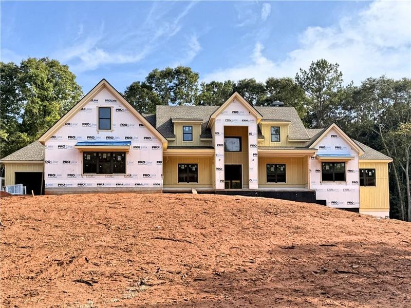In-progress construction of a new home in , Bogart, GA (Image 6).