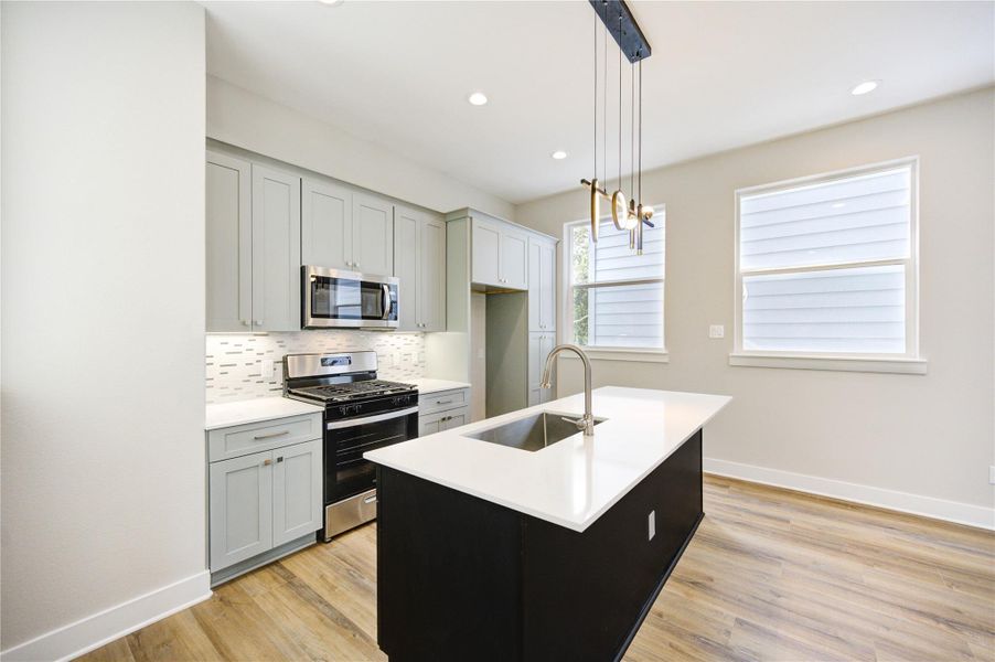 Furnished interior view inside a new home in , Houston (Image 5).