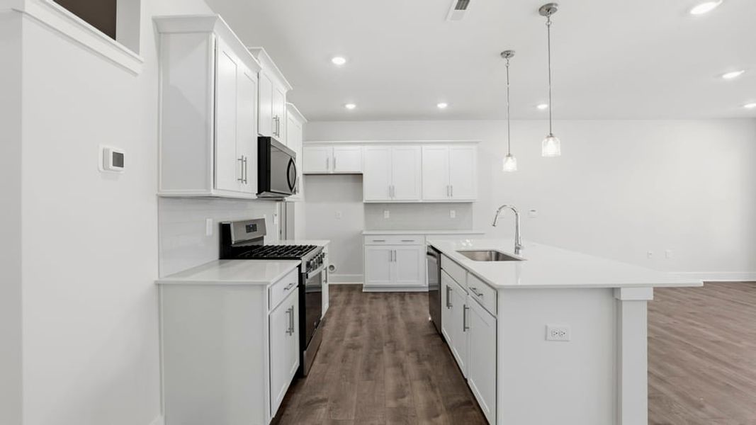 Furnished interior view inside a new home in Ken's Crossing, Moore (Image 6).