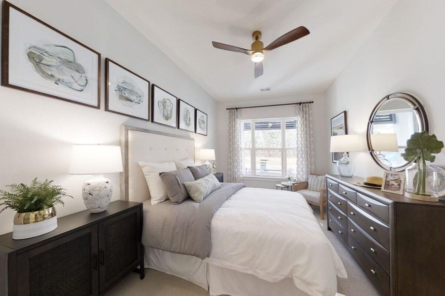 Furnished interior view inside a new home in Point Hope - Village Collection, Charleston (Image 5).