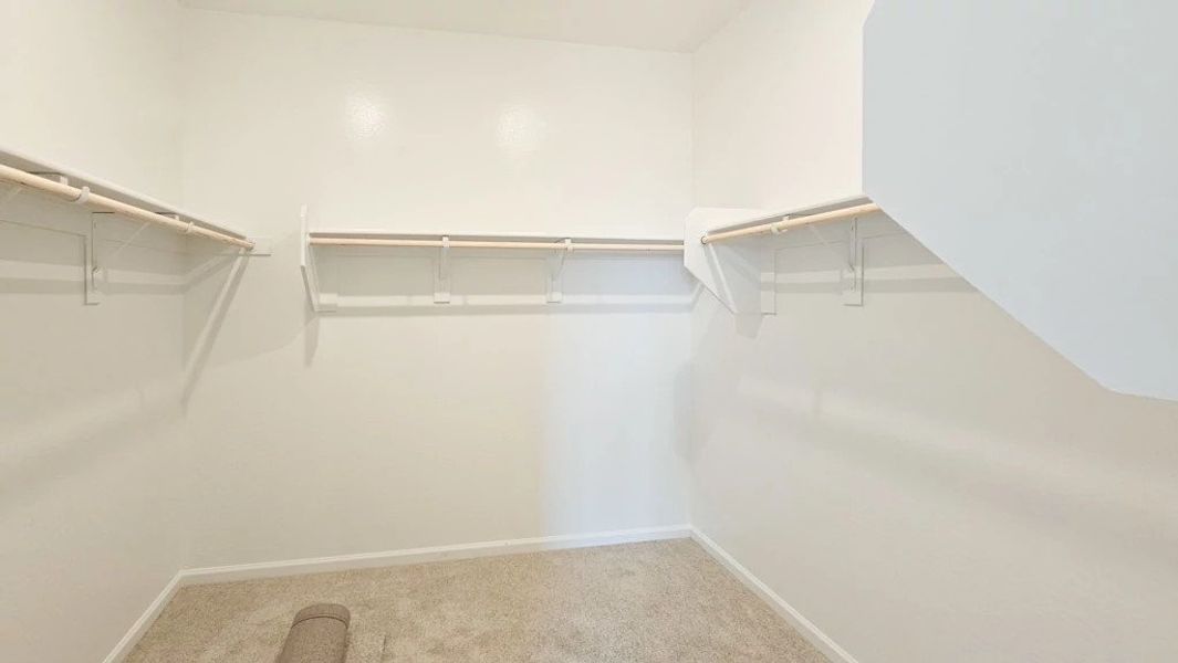 Primary walk in closet