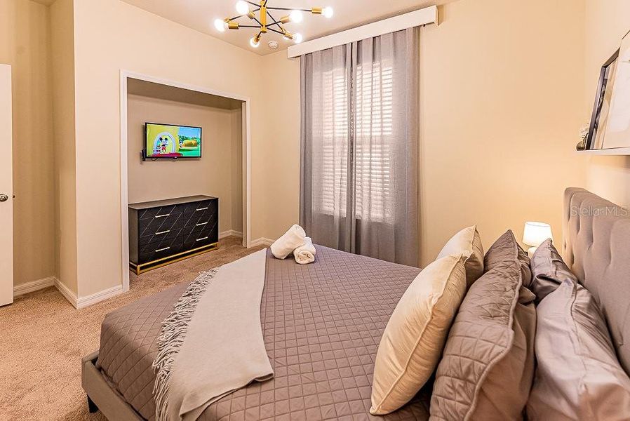 Furnished interior view inside a new home in , Clermont (Image 24). Furnished interior view inside a new home in , Clermont (Image 24).