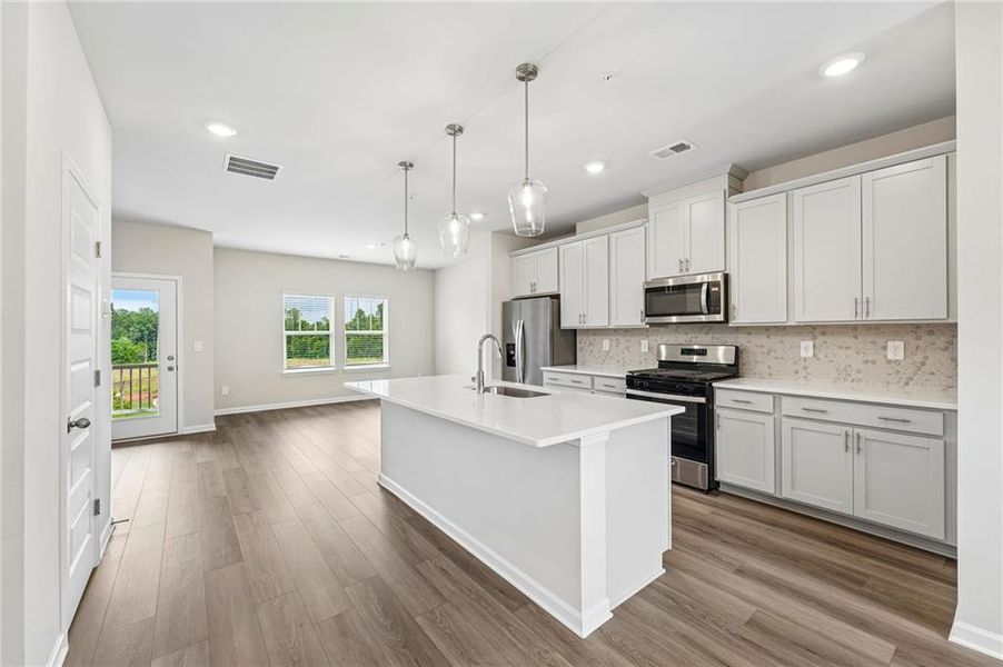 Furnished interior view inside a new home in , Cumming (Image 18).