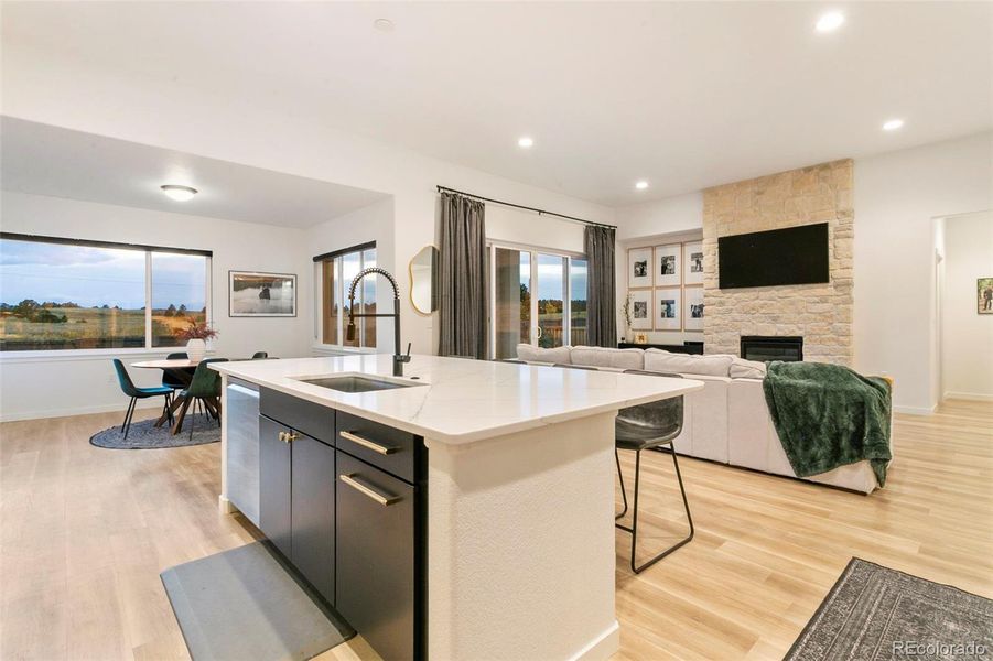 Furnished interior view inside a new home in , Colorado Springs (Image 8).