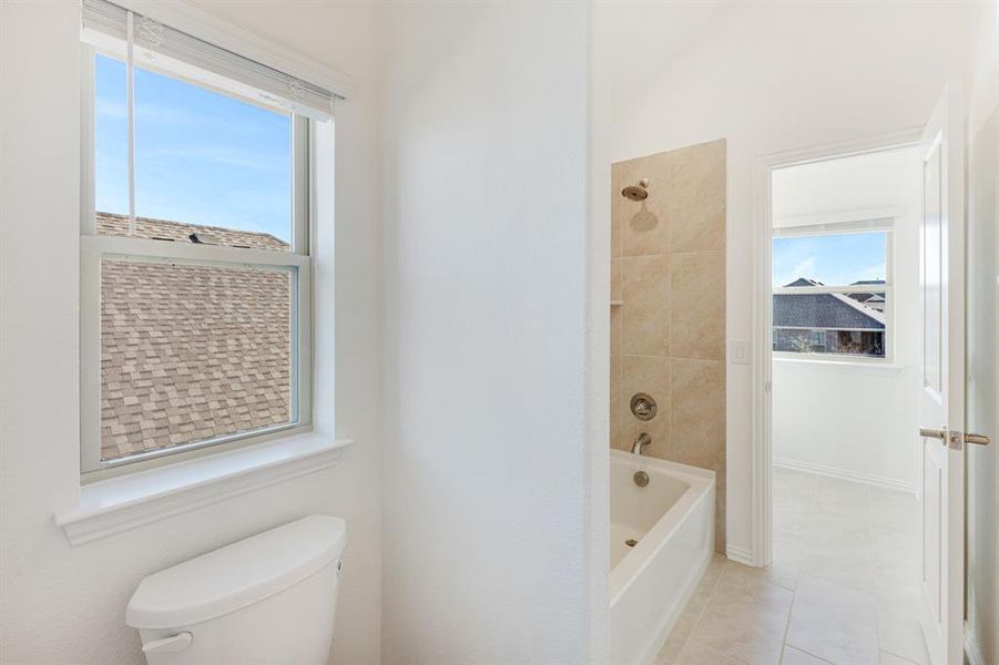 Furnished interior view inside a new home in Union Park Classic 55, Little Elm (Image 13).