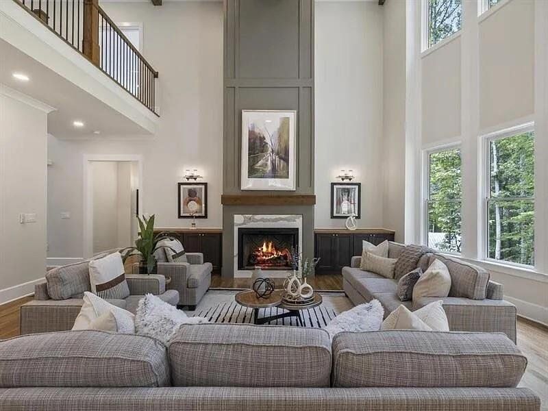 Furnished interior view inside a new home in , Woodstock (Image 40).