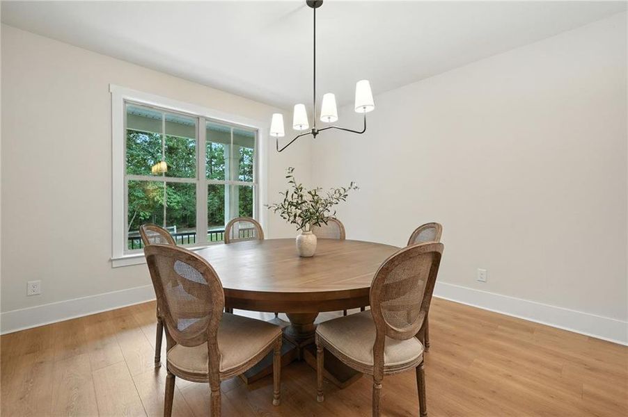 Furnished interior view inside a new home in , Acworth (Image 19).