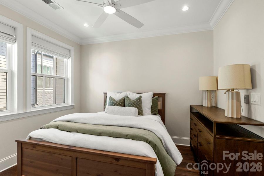 Furnished interior view inside a new home in , Charlotte (Image 10).