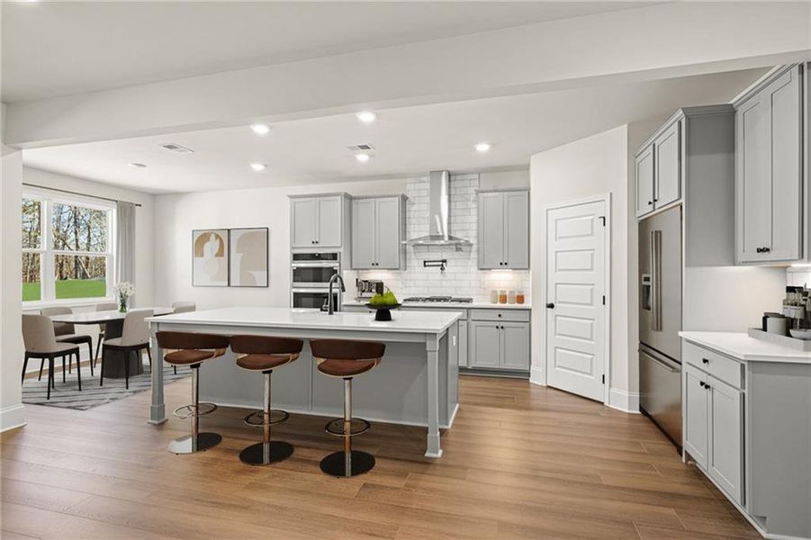 Furnished interior view inside a new home in Salacoa, Calhoun (Image 20).