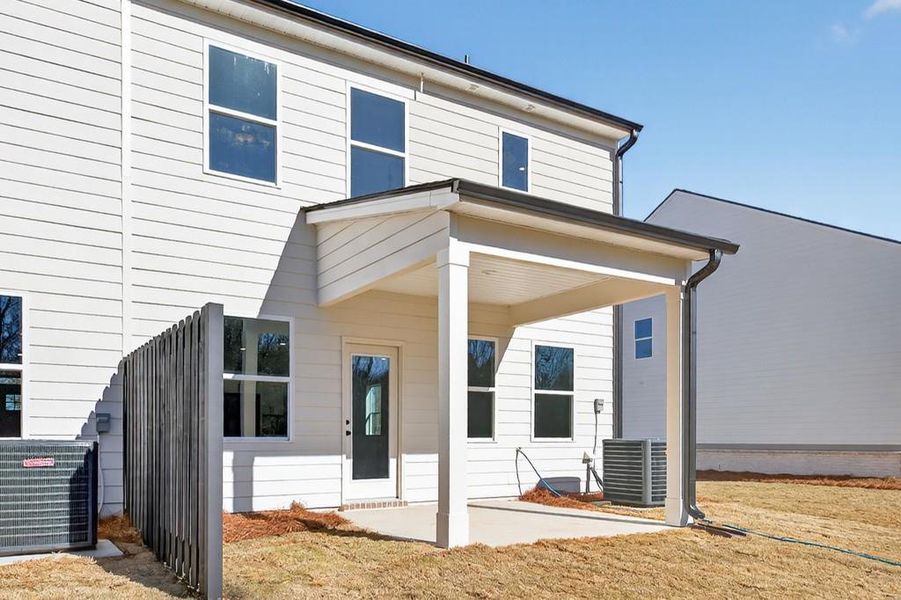 Exterior details and patio area of a home in , Commerce (Image 30).