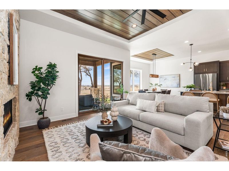 Furnished interior view inside a new home in , Timnath (Image 37).