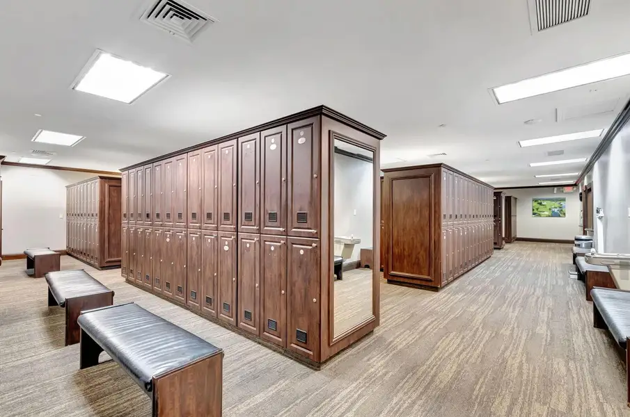 Membership locker room