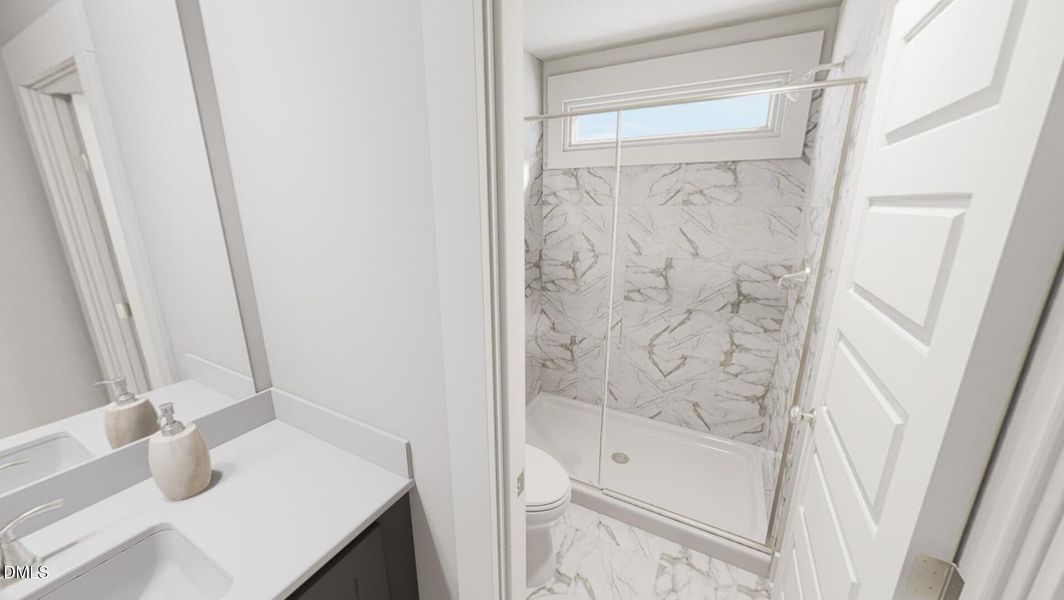 Walk In Shower - Yin & Yang Interior Walk In Shower - Yin & Yang Interior