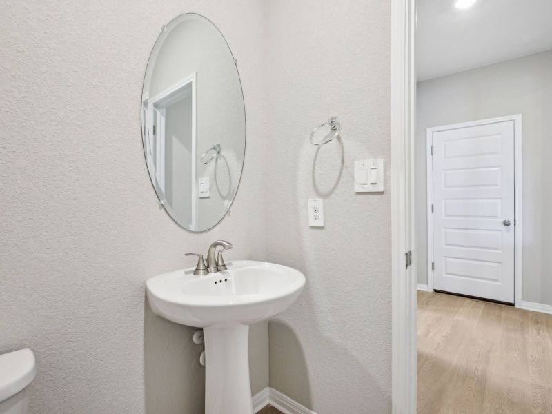Furnished interior view inside a new home in Lakeside Meadows, Pflugerville (Image 5).