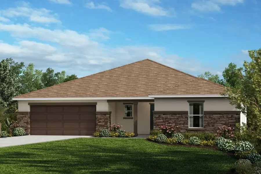 Exterior A with optional stone Exterior A with optional stone