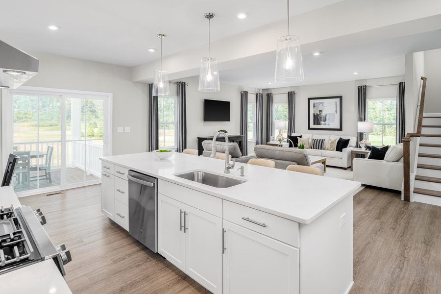 Furnished interior view inside a new home in Cainhoy Preserve, Huger (Image 5).