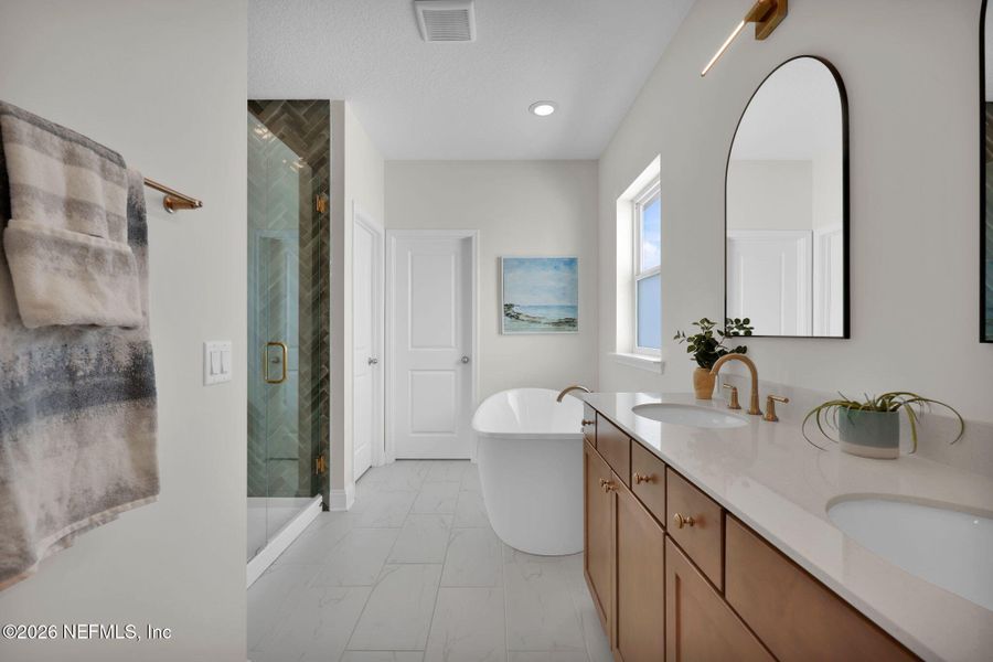 Furnished interior view inside a new home in , Ponte Vedra (Image 55).