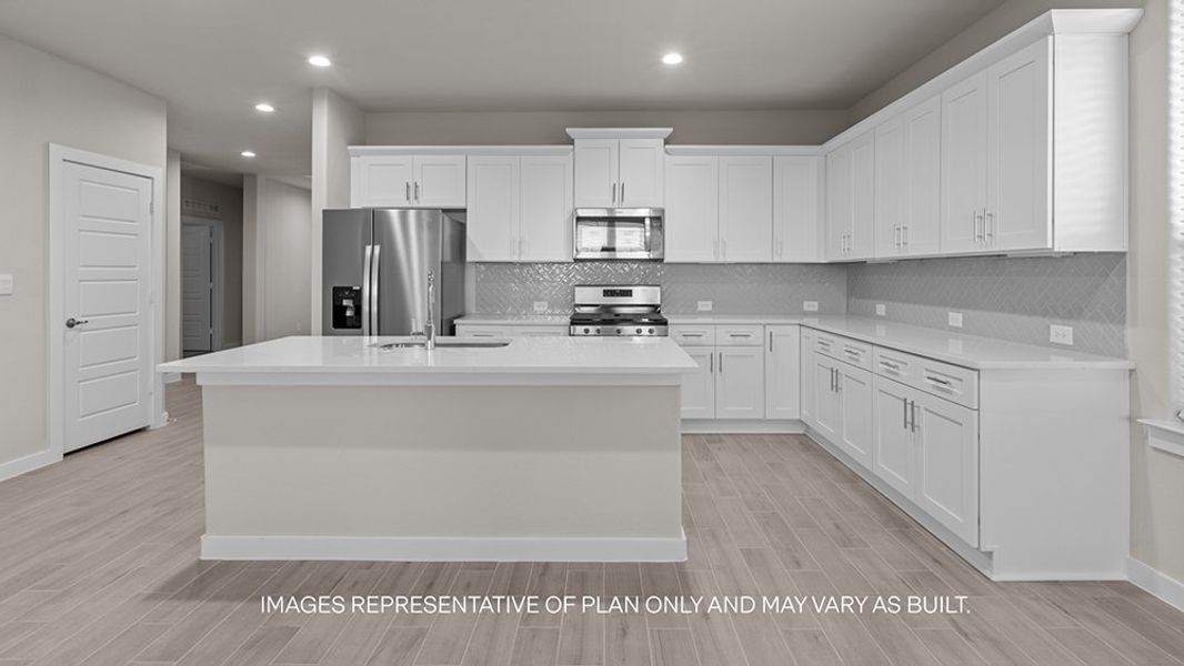Furnished interior view inside a new home in Westmont, Lubbock (Image 4).