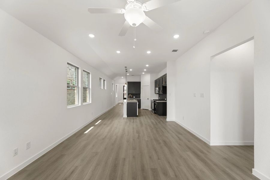 Open Kitchen-Living-Dining Room Representative Photo