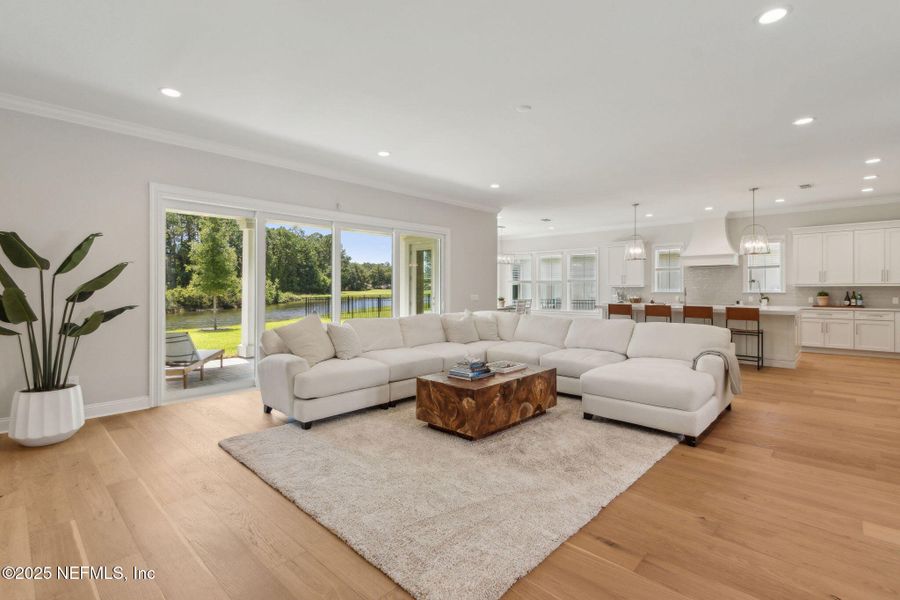 Furnished interior view inside a new home in , Fernandina Beach (Image 4).