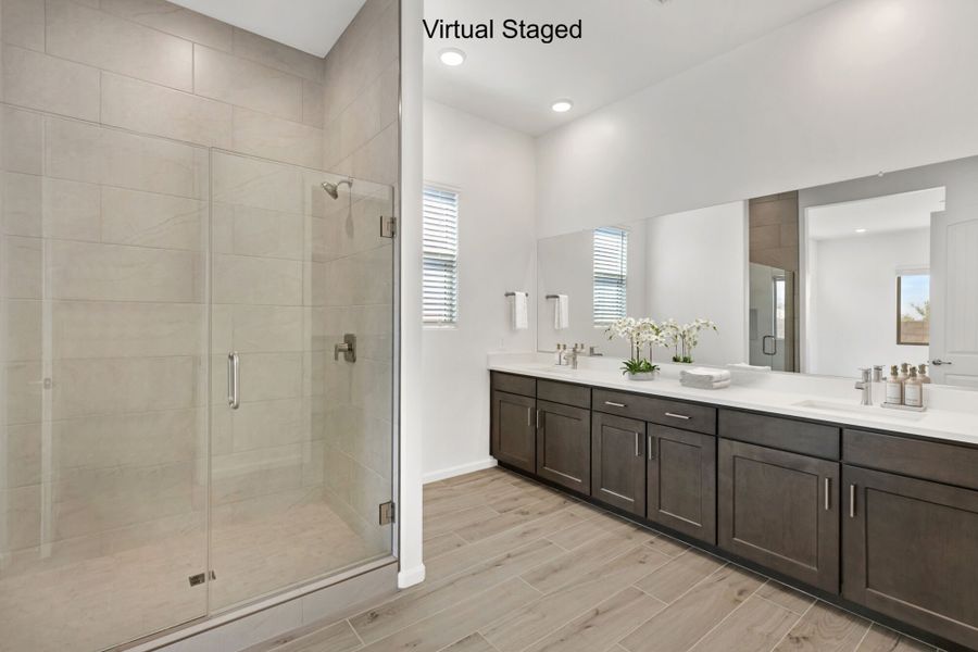 Furnished interior view inside a new home in Saguaro Reserve II, Marana (Image 9).