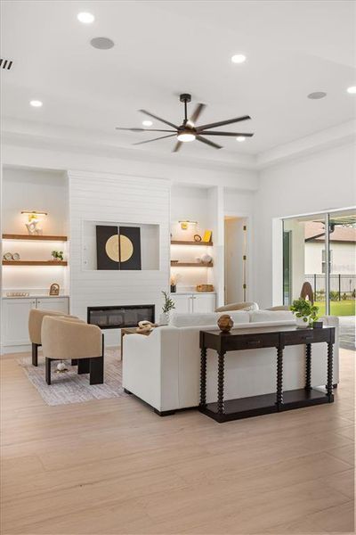 Furnished interior view inside a new home in , Sanford (Image 81).
