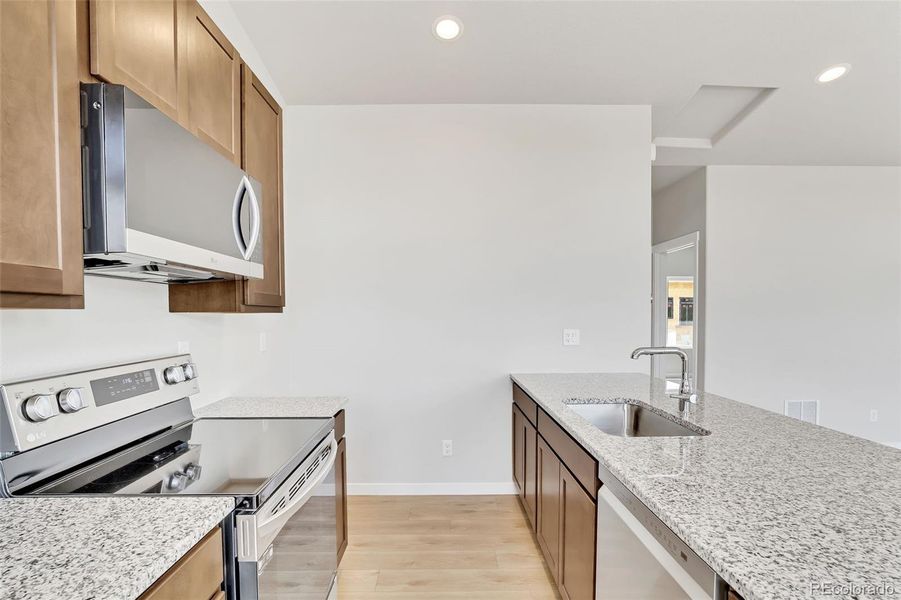 Furnished interior view inside a new home in , Monument (Image 4).