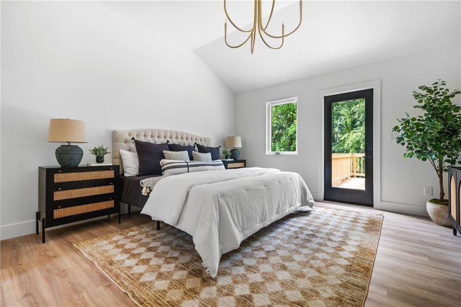 Furnished interior view inside a new home in , Alpharetta (Image 16).