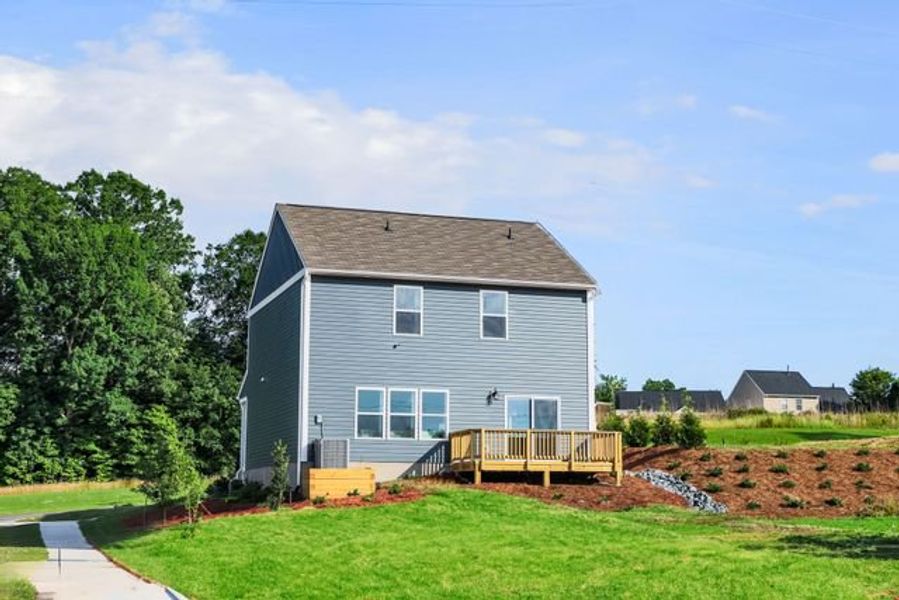Representative exterior details of a home built from the Shepherd by True Homes in Benson Village, Benson (Image 4).