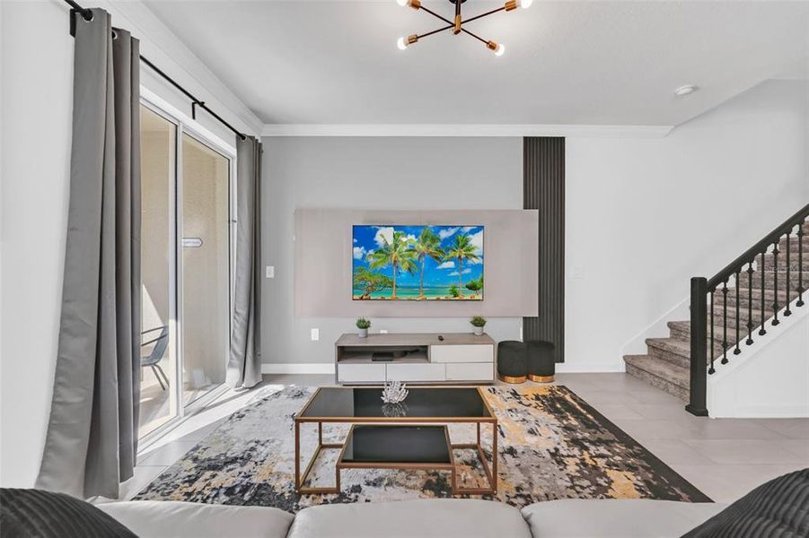 Furnished interior view inside a new home in , Kissimmee (Image 37).