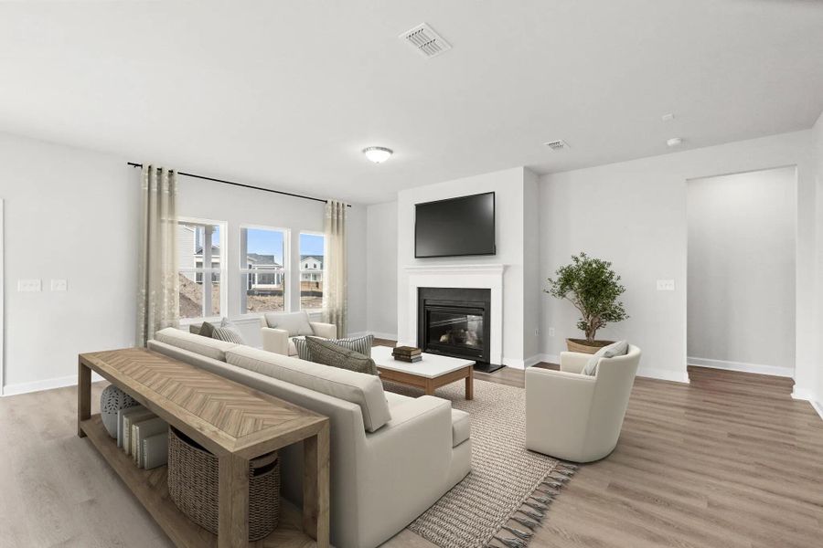 Furnished interior view inside a new home in , Ravenel (Image 5).