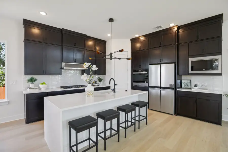 Furnished interior view inside a new home in Foxfield, Austin (Image 4).