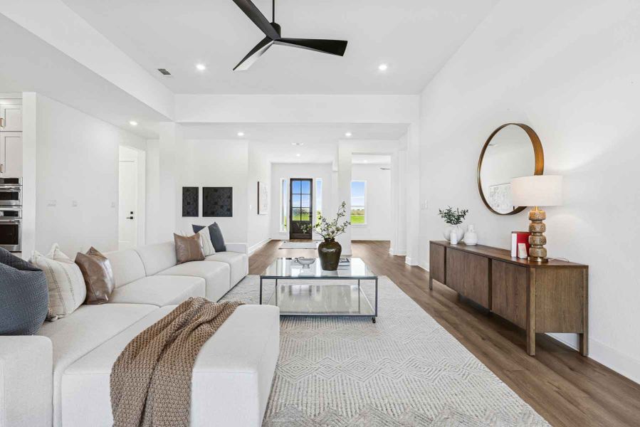 The Aldenridge - Family Room The Aldenridge - Family Room