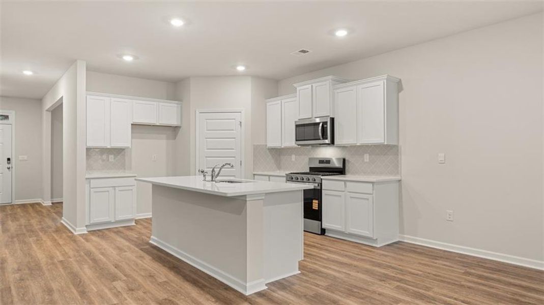 Furnished interior view inside a new home in The Preserve at Agricultural Village, Perry (Image 4).