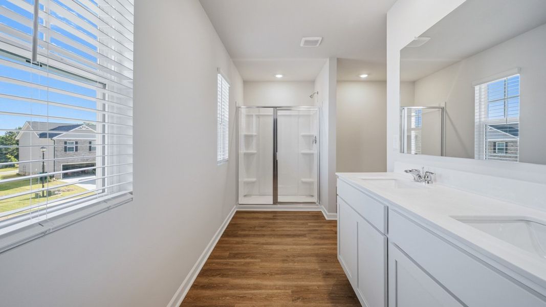 Furnished interior view inside a new home in The Reserve at Calcutta, Stockbridge (Image 9).