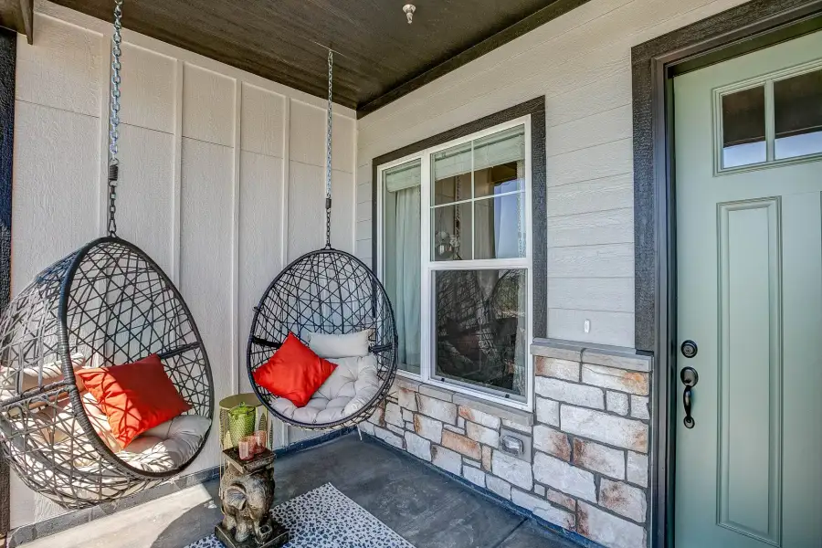 Exterior details and patio area of a home in Wilder at Timnath Ranch, Timnath (Image 21). Exterior details and patio area of a home in Wilder at Timnath Ranch, Timnath (Image 21).