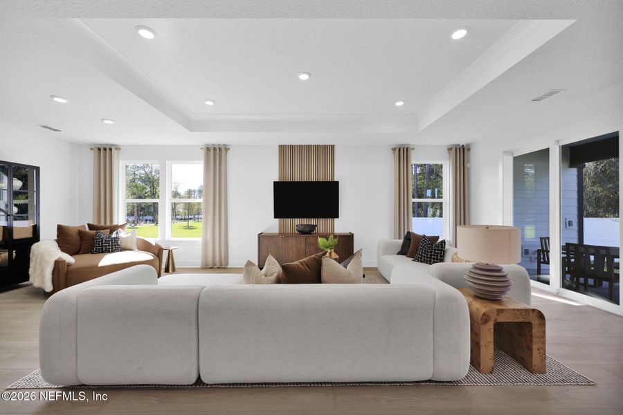 Furnished interior view inside a new home in Del Webb Saint Johns, St. Johns (Image 11).