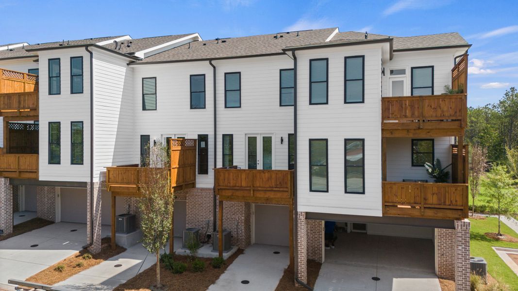 Representative exterior photo of a completed home built from the The Barnsley I by The Providence Group in IveyBrooke, Alpharetta, GA (Image 1).