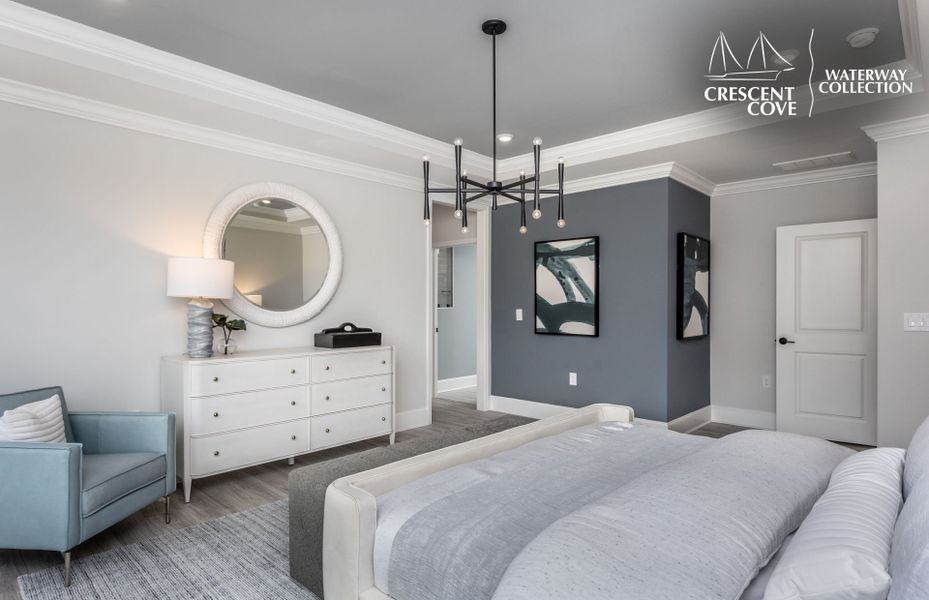 Representative furnished interior of a home built from the Renown - Waterway Collection by Pulte Homes in Crescent Cove, Myrtle Beach (Image 19).