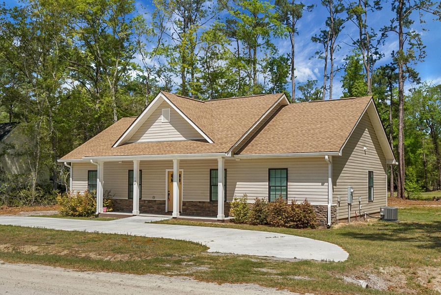 Front exterior of a new home in , Walterboro, SC, highlighting curb appeal (Image 26). Front exterior of a new home in , Walterboro, SC, highlighting curb appeal (Image 26).