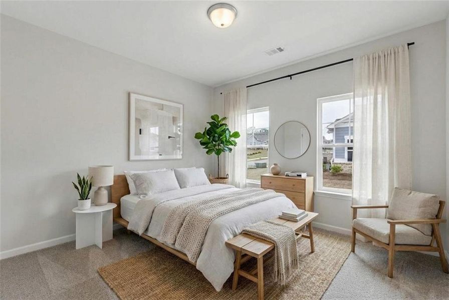 Furnished interior view inside a new home in , Powder Springs (Image 3).