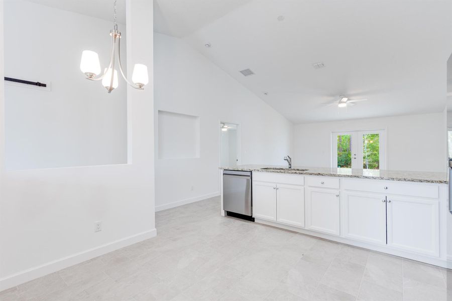 Furnished interior view inside a new home in , Vero Beach (Image 4).