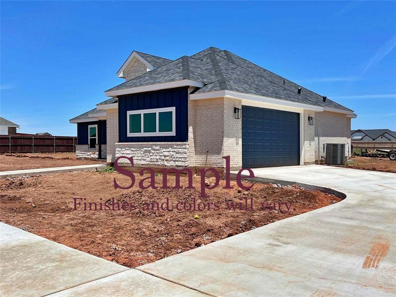Front exterior of a new home in , Abilene, TX, highlighting curb appeal (Image 16).